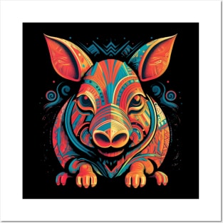 Capture Prosperity and Style with Our Vibrant Zodiac Pig Design | Shop Now! Posters and Art